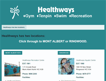 Tablet Screenshot of healthways.com.au